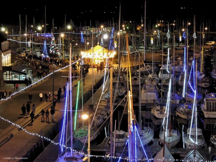 illumination paimpol bateaux noël