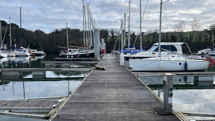 chantier ponton port tréguier